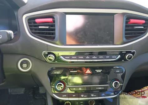 2018 Hyundai Ioniq Hybrid Blue from USA, damaged, VIN KMHC65LC4JU103863